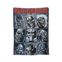 Rock I-Iron M-Maidens Antklodės Flanelinės Vasarinės Oro Kondicionieriaus Sunkiojo Metalo Muzikos Nešiojamos Super Minkštos Mėtymo Antklodės Patalynė 30x40in
