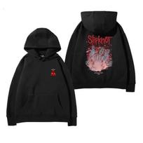 Slipknot Live Knot Vyrų Hoodis Sunkusis Metalas Rokas Aplink Dainininką Raštas Spausdintas Madingas Muzikinis Laisvalaikio Hoodis M black