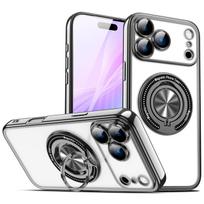 360° besisukantis stovas Magnetinis stovas Telefono dėklas, skirtas iPhone 17 Air 16 15 14 Plus 13 12 11 Pro Max 16e Objektyvo apsauginis dangtelis iPhone17 Pro