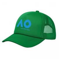 Australian Open AO Tennis Trucker Hats Adult Hip-Hop Hat Sun Hat Sports Cap Adjustable Polyester Mesh Baseball Cap Washable One Size blue