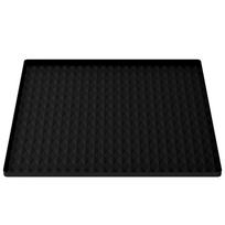Mini Fridge Silicone Mat 60x60cm Under Washing Machine Mat Non-slip Mini Drip Pan with Raised Edges Anti scratch Floor Protector 60x60cm juoda