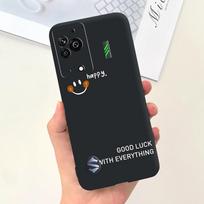 For Black Shark 5 5Pro Phone Case Nickname Letters Sofu Touch Back Cover Black Silicone Bumper Shell Xiaomi Blackshark 5 Pro Black Shark 5 Pro