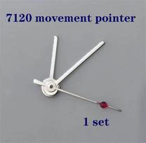 Watch Accessories Are Suitable For 7120 Movement Watch Hands – Hour Minute Second Pointer 1 Set gray