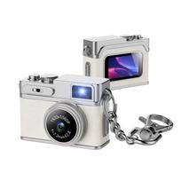 Retro Digital Camera - 1080P Video Recorder, LED Fill Light, 0.96-Inch IPS Screen, Portable Video Cam None Card balta