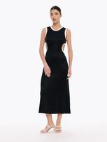 4TAILORS Suknelė 'Echo' juoda / balta