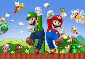 Super Mario Bros Nuotraukų Fonas Vaikų Šventėms, Princesės Peach Dekoracija, Vinilas ir Poliesterio Audinys, Vėliava 150X100CM blue