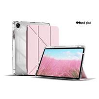3 metų vaikui tinkantis Huawei MatePad11 apsauginis dėklas su rašiklio laikikliu ir oro apsauga nuo lenkimo, skaidrus dangtelis MatePad Pro 2024 11" Round Lens white