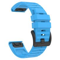 22mm 26mm QuickFit guminis dirželis Garmin Fenix 8 Pro 7 7X 6 6X GPS 5 5X plius 3HR/instinct 3 2X 970 apyrankė Fenix 8 laikrodžio juosta 1PCS QuickFit 26mm blue