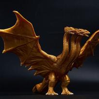 18CM Godzilla prieš King Kong 3 galvos Drago King Ghidorah Gorila Godzilla minkštos gumos veiksmo figūrėlės kolekcinis žaislas