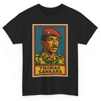 Thomas Sankara T-Shirt: Revolutionary African Leader Graphic Tee S gray