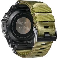 QuickFit 22mm 26mm nailoninis dirželis skirtas Garmin Fenix ​​7 7X 6X Pro / Epix Pro Gen 2 51mm 47mm / Fenix6 5Plus 5XPlus pinta laikrodžio apyrankė Quick Fit26mm armijos žalia spalva