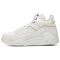 FILA Fusion Cage Comfortable Versatile Low-Top Retro Basketball Shoes Women sneaker Gray White T12W041205FVG 37.5 white