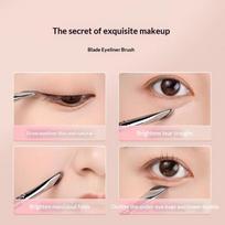 3 Pcs Multifunctional Eyeliner Brush Angle Eyeliner Brush Right Angle Brushes Extremely Fine Makeup Brush Aegyo Sal Brushes