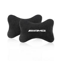 Automobilio galvos atramos atrama kaklui ir juosmeniui minkšta pagalvė Mercedes Benz AMG GLC W203 W206 W220 W205 W211 W212 W201 W210 W108 W168 BS3 black