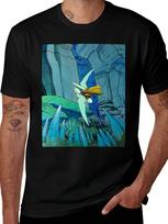 Unisexs Mobius Alzac Surveyor Retro Comic Art Tshirt Alzac Printed Comfortable Short Sleeve Round Neck Casual Style 4XL blue