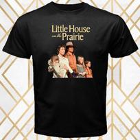 Little House on the Prairie Family Retro T-shirt S black