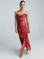BWLDR Suknelė 'ALLANA MAXI DRESS' ruda / raudona
