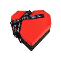 Handmade Love Heart Explosion Box Paper DIY Handmade Photo Album  Couple raudona/juoda