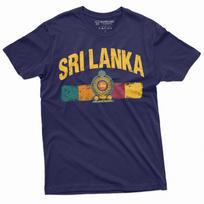 Sri Lanka T-shirt National Patriotic Sri Lankan Tee Shirt Mens Womens Tee XXXXL yellow