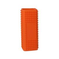 Silicone Hollow Rubber Dog Hair Brush Remover Cars Furniture Carpet Clothes Cleaner Brush for Dogs Pet Supplies Dog Hair Remover oranžinė