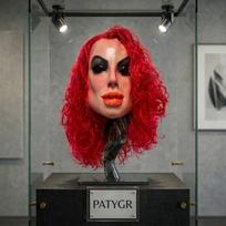 Scary Red Hair Woman Latex Mask Creepy Hollow Eyes Full Head Halloween Costume Cosplay Party Horror Mask red