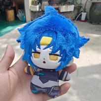 Game Zenless Zone Zero Plush Doll Toy Asaba Harumasa Tsukishiro Yanagi Soft Pendant Cartoon Anime Miyabi Anby Jane Doe Fans Gift 10-12cm black