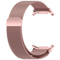 Milanese band for Samsung Galaxy Watch Ultra2/Ultra 47mm, stainless steel magnetic band rožinė