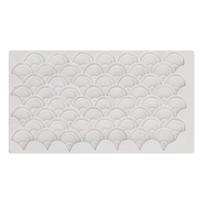 Non-Stick Fondant Texture Mat Silicone Fish Scale Texture Mat Silicone Cake Mold  Chocolate Cupcake balta