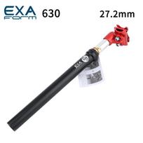 KS Exa Dropper Seat Post Mountain Bike Road Electric Fixed Gear Bicycle Aluminum Alloy Hydraulic Suspension Seatpost KSP630-27.2mmx350mm Black/Red gray