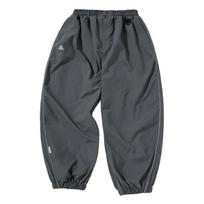 Unisex laisvalaikio žiemos slidinėjimo kelnės, neperšlampamos, vėjui atsparios, laisvalaikio krovininės kelnės, snieglenčių sportui L pilka