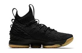 Nike Lebron 15 Neslystanti amortizacija Aukštakulniai Neslystanti amortizacija Krepšinio batai Unisex 922811-001 37.5 black