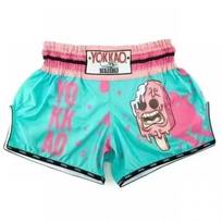 MMA šortai Bokso treniruočių kelnės Muay Thai Kickboxing UFC Sparringas Sporto salė Fitneso apranga Sublimacija Kompresija Medium pink