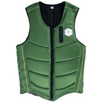 GLIDESOUL Adult Buoyancy Vest Kayaking Jet Skiing Water Sports Safety Flotation Aid Black Green Blue M L XL XXL XL armijos žalia spalva