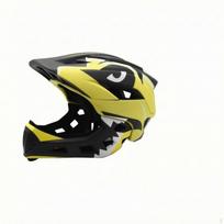 Detachable Chin Guard Helmet Hard Shell FullCoverage Biking VisorStyle Coverage for Children geltona