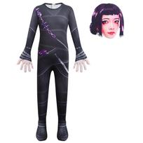 4880 Mergaitės Rumi Mira Zoey Spausdintas Kombinezonas Su Kaukėmis Helovino Cosplay Kostiumai Vaidmenų Žaidimo Apranga 130cm black