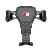 Gravity Car Mount GPS Mobile Phone Holder Vent Clip Installation Caps For Audi S5 S6 S7 S4 S8 TT TTS A4 B8 A3 B6 A6 C7 C6 B7 Q5