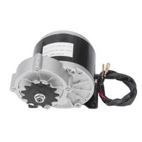 24V 500W nuolatinės srovės variklis 13T 2800 RPM reduktorinis variklis su šepetėliais greičio mažinimo variklis elektriniam dviračiui gray