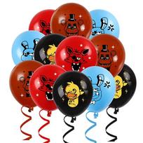 FNAF Balionų Rinkinys Penki Naktys Pas Fredį Gimtadienio Šventės Dekoracija Teminės Šventės Dekoracijos Animacinių Filmų Anime Dekoracija Balioniniai Dovanos
