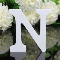 Didelės medinės raidžių abėcėlės sienos pakabinamos vestuvių vakarėlio namų parduotuvės dekoravimas N