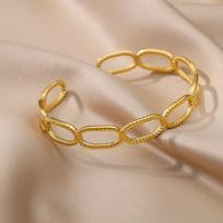Senovinė gyvatės apyrankė moterims nerūdijančio plieno gyvatė atidaroma apyrankė Gyvūnų estetinė mada papuošalai pulseras mujer CHINA beige