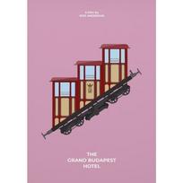Wes Anderson Klasikinio Filmo Viršelio Plakatas Grand Budapešto Filmas Drobės Tapyba Spaudinys Minimalistinė Sienų Namų Dekoras Šventinės Dovanos 50cm×70cm NoFrame