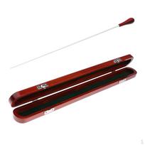 Music Conducting with Solid Wood Case Box for Director Conductor black