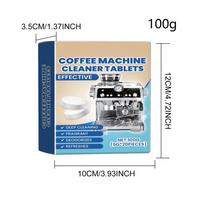 Kavos aparato valymo tabletės 20 tablečių kavos aparato nukalkinimo priemonė Espresso kavos aparato valymui nuo kalkių 100g beige