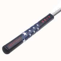 Nauja Golfo Lazos Rankena 2.0 Golfo Putterio Rankena Žvaigždžių Raštas PU Golfo Rankena Neslystanti Golfo Rankena Pakeitimas 1 Vnt. One Size gray