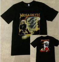 MEGADETH RIP MARY JANE ROCK CONCERT TOUR T-shirt, size S-4XL XL gray
