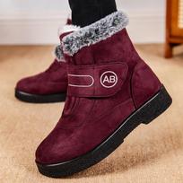 Snow Women Boots Fur Shoes Woman Platform Women Booties Fashion Ankle Boots Keep Warm Botas Mujer Women's Winter Footwear 36 brown