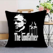 The Godfather Movie Pillow Case Fan Style Square Home Decor Cushion Cover Design Printed 16x16Inch white