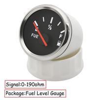 52MM Kuro lygio matuoklis su kuro lygio davikliu 150MM 200MM 250MM 400MM 500mm 0-190ohm Alyvos skysčio bako kuro lygio indikatorius BS 0-190ohm black
