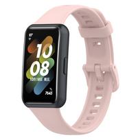Silikoninės apyrankės keitimas, skirta Huawei Band 6 7 8 9 / Honor Band 6 Huawei Band 7 šviesiai rausvos spalvos