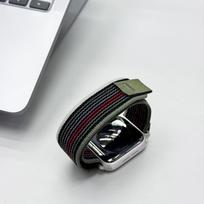 For Apple ApplewatchS10 Watch with Ultra Trail Sports Velcro iwatch9876SE 42/44/45/49/s1046mm alyvuogių žalios spalvos
